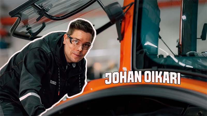 Haastattelussa Johan Oikari Valtra Unlimited
